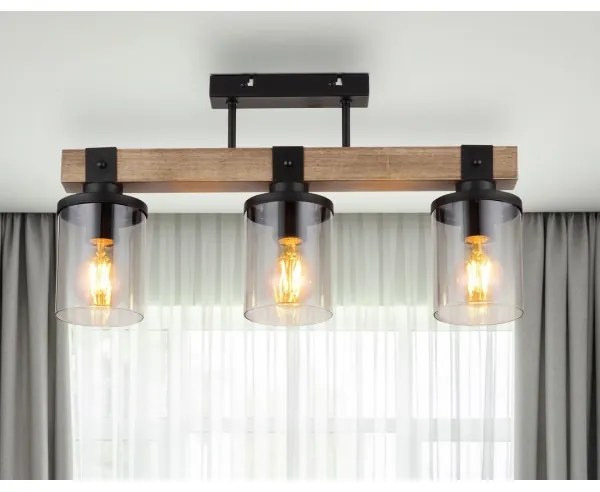 Globo 15555-3D -  Felületre szerelhető csillár LILA 3xE27/60W/230V