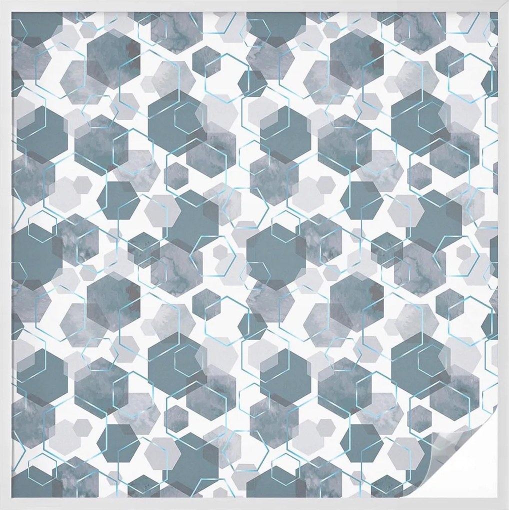 Szélvédőfólia Adatvédelem Geometrikus hexagonok 100x100