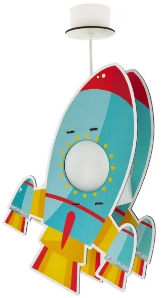 Dalber 63357 - Gyerek csillár ROCKET 1xE27/15W/230V