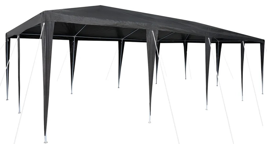 Parti Pavilon Antracit 8x4 m PE