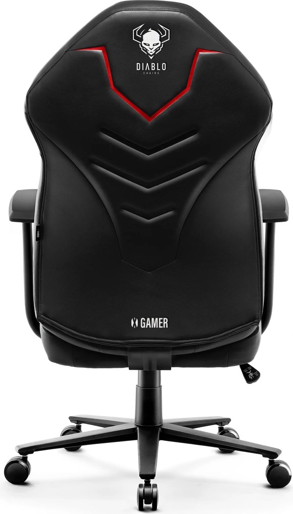 Gamer szék műbőr Normal Size, fekete-szürke: Diablo X-Gamer 2.0 Dark Obsidian