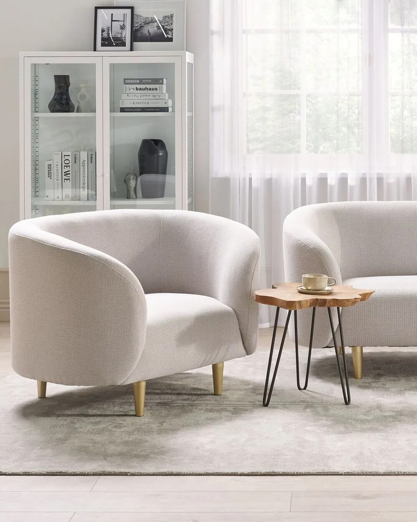 Fotel Leon (bézs + arany). 1080989