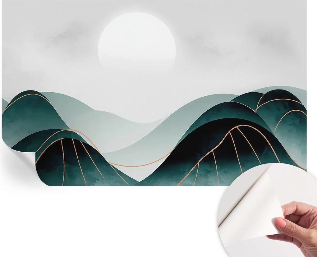 Öntapadós Fali Fotótapéta Hálószobába Látszólagos nyugalom 416x254 cm