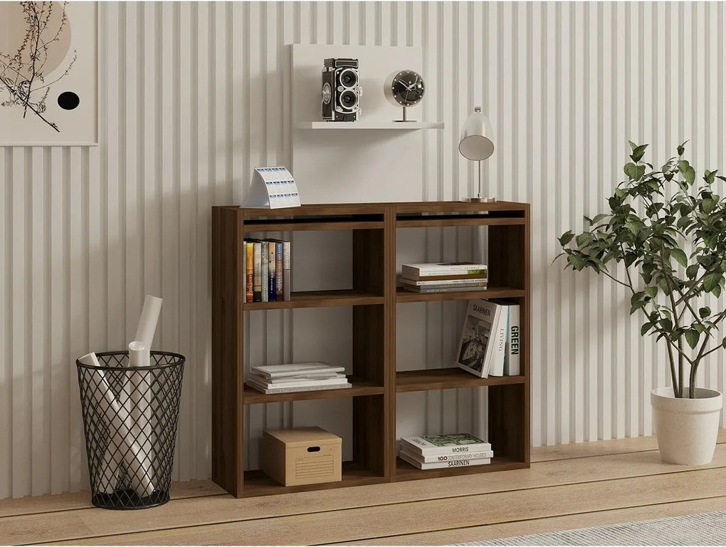 Handy Walnut and White íróasztal