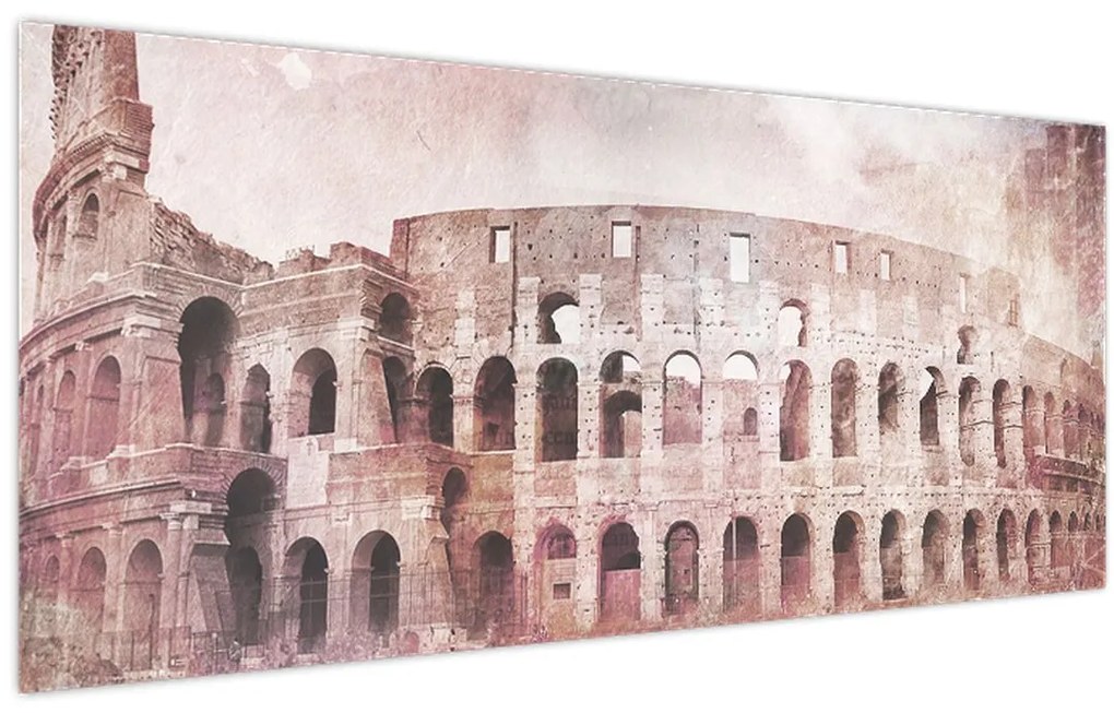 Kép - Vintage képeslap a városról N⁰2 (120x50 cm)