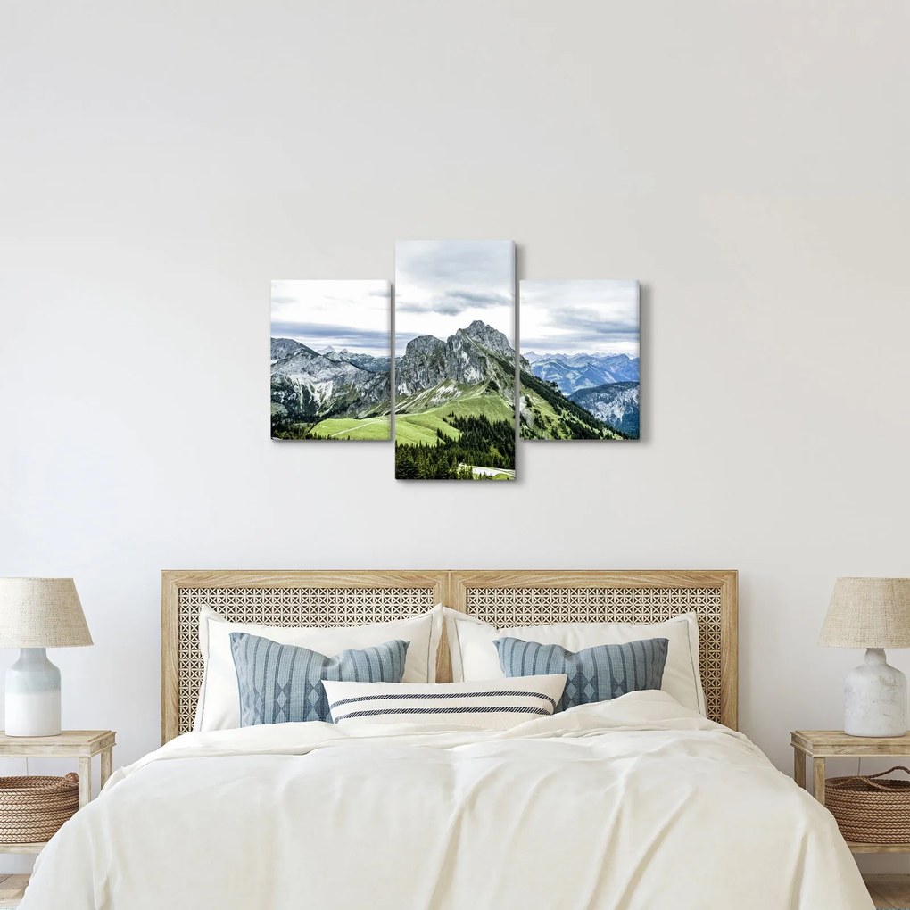 Kép - hegycsúcsok (90x60 cm)