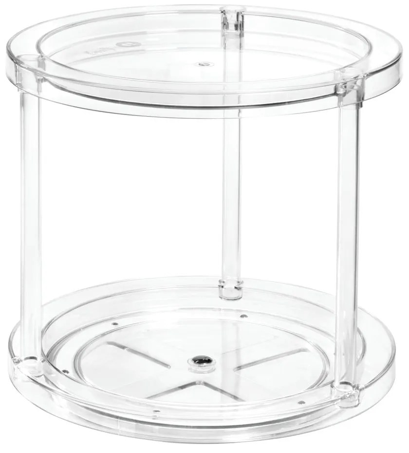 Kerek, forgatható, kétszintes talapzat az iDesign The Home Edit dobozokhoz, ⌀ 24,1 cm