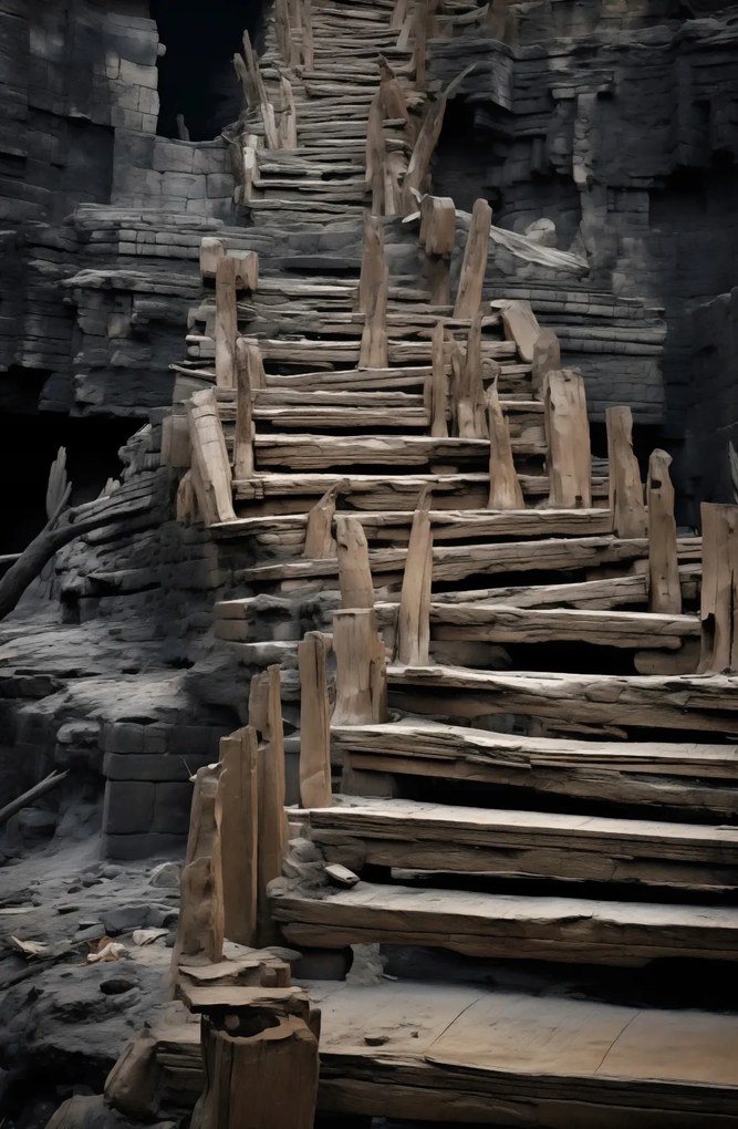 Poszter 53x81cm Lépcsők az ismeretlenhez