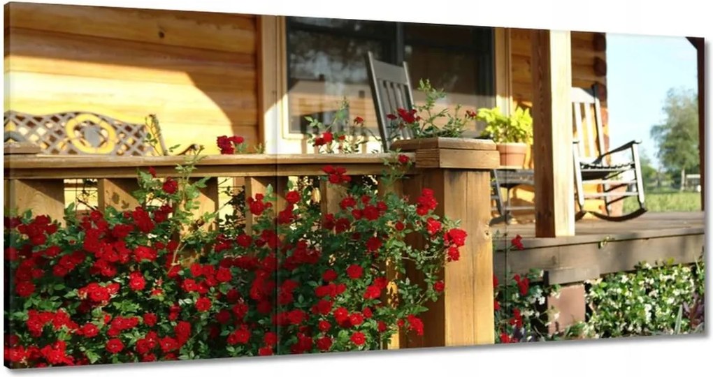 Festmények 180x90 Fa veranda