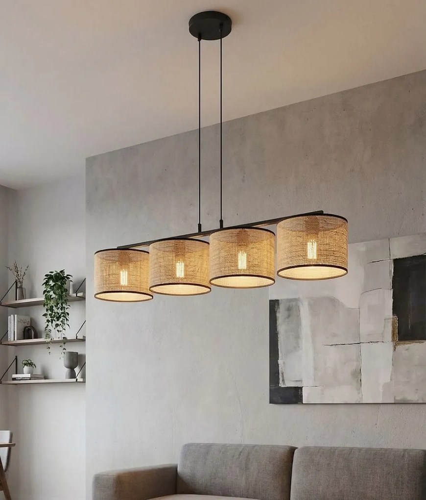 Emibig modern függeszték eco barna fekete emi1654/4
