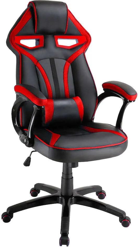 SBS Extreme X2 Gamer szék nyak- és derékpárnával - fekete-piros