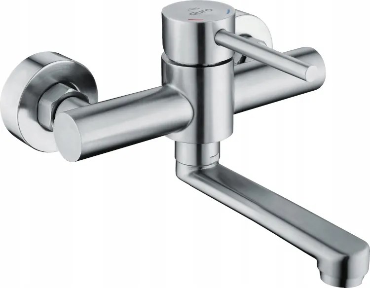Mosogató csaptelep.falra szerelhető Duro Acero 15 CM inox rozsdamentes acél