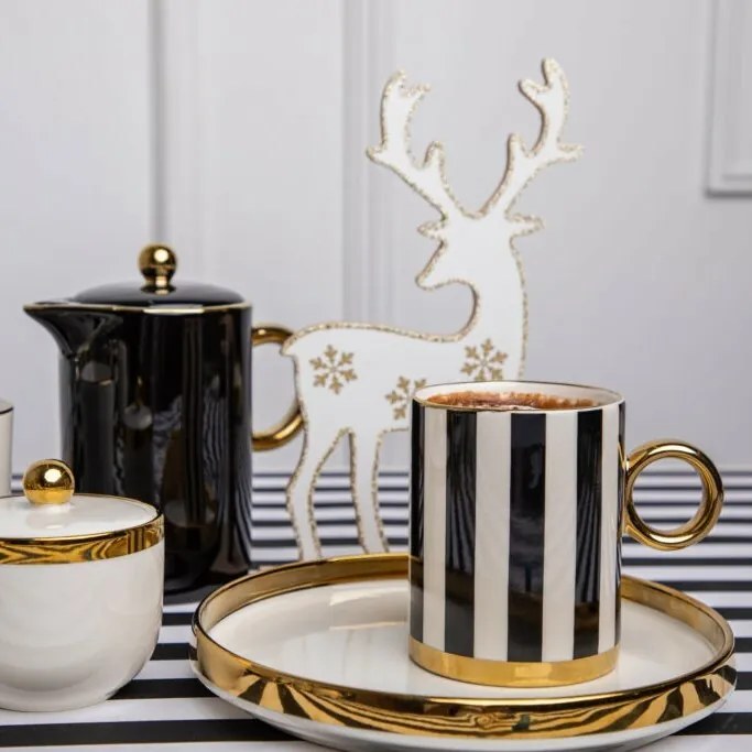 Altom Palazzo porcelán desszert tányér 21 cm, fehér