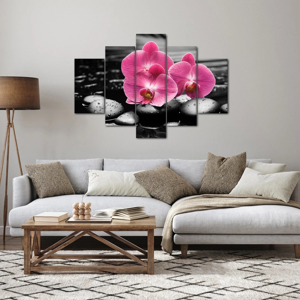 Kép - Rózsaszín orchideák (150x105 cm)