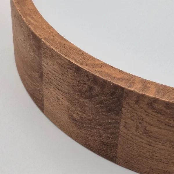 Brilagi - CARVALHO LED RGBW dimmelhető mennyezeti lámpa, 2xE27/15W/230V, Wi-Fi, tölgy, átm. 37,5 cm