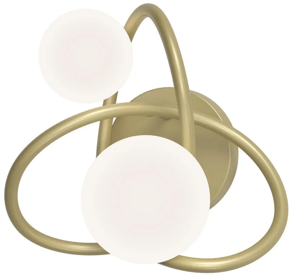 Wofi 4014-201 - LED fali lámpa NANCY 2xG9/3,5W/230V arany/fehér