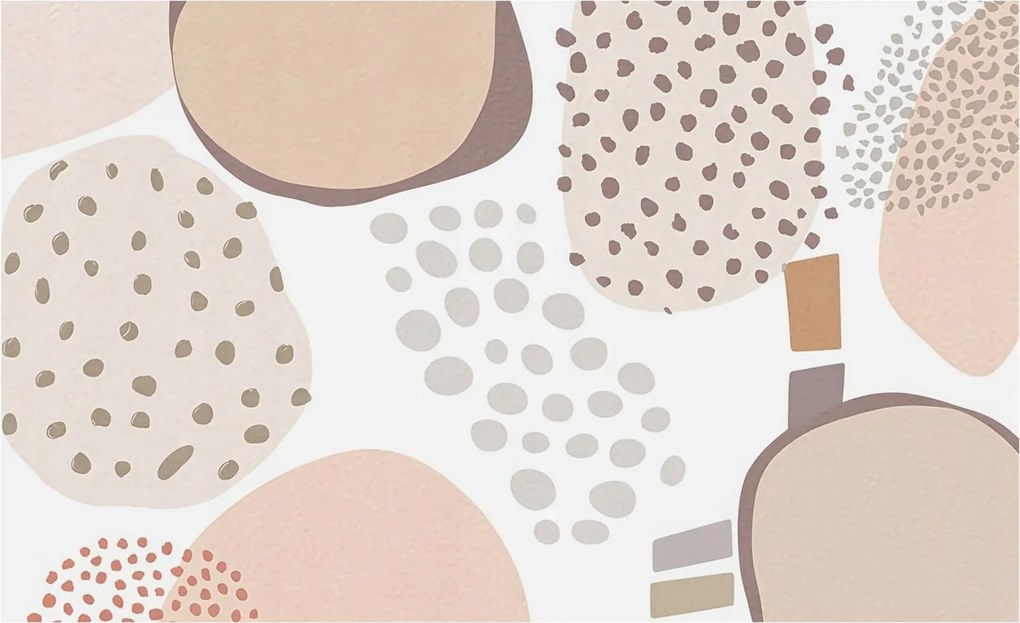 Dekoratív Fotótapéta Furnér Flizelin Finom pöttyök 416x254 Ragasztó