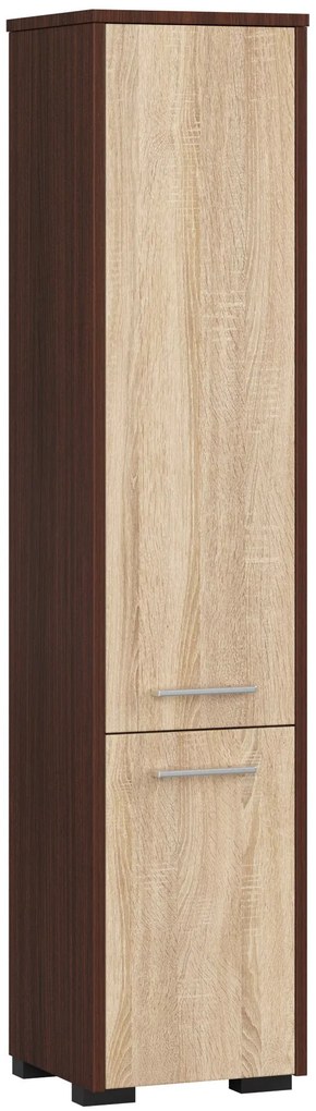 Fürdőszoba szekrény Farid Típus 4 (wenge + szonoma tölgy). 1069768