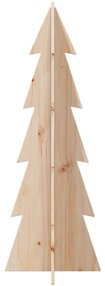 tömör fenyőfa karácsonyfa-dekoráció 112 cm