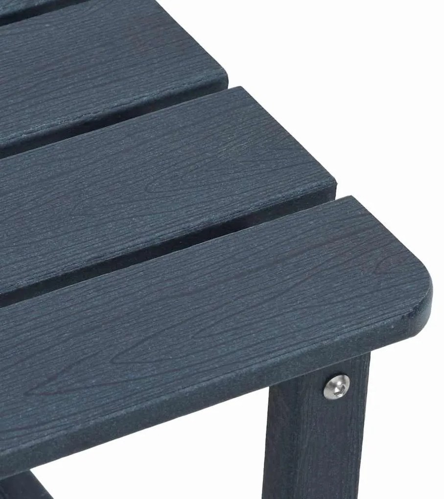 Kerti lounge szett 3 pcs Tengerészkék HDPE