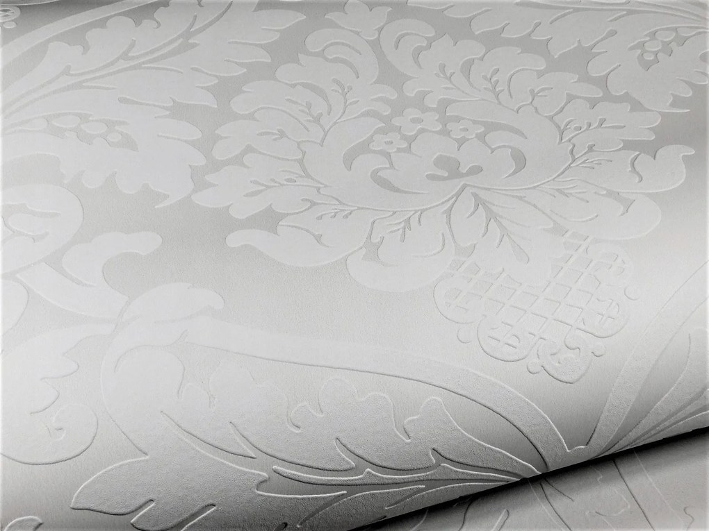 Tapéta Törött Fehér Díszek Tapéta Mosható Nappali szoba Hálószoba