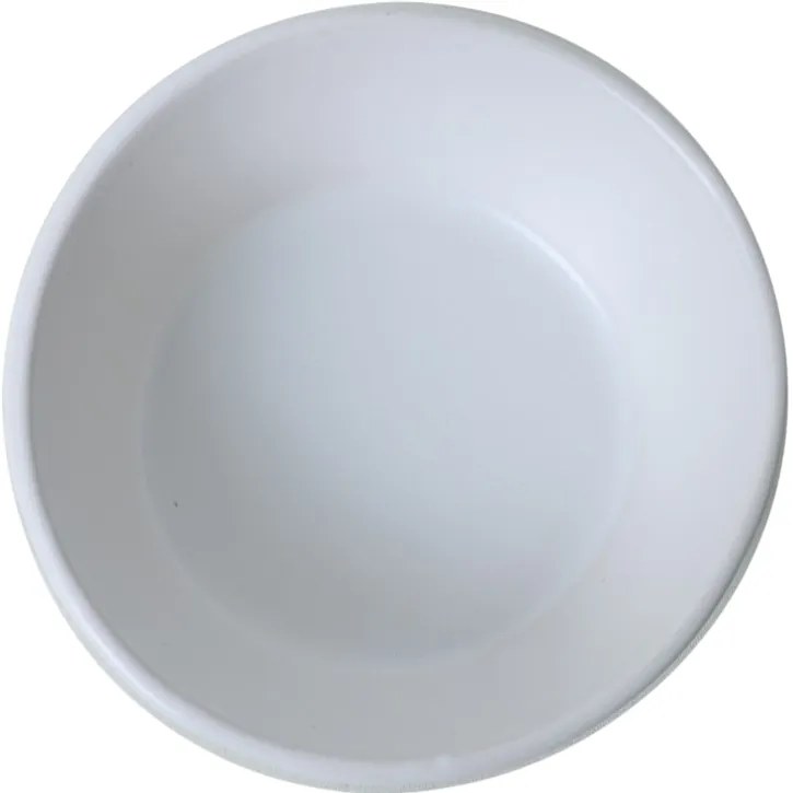 6 darab Facetta 12 cm-es kőagyag tál, fehér
