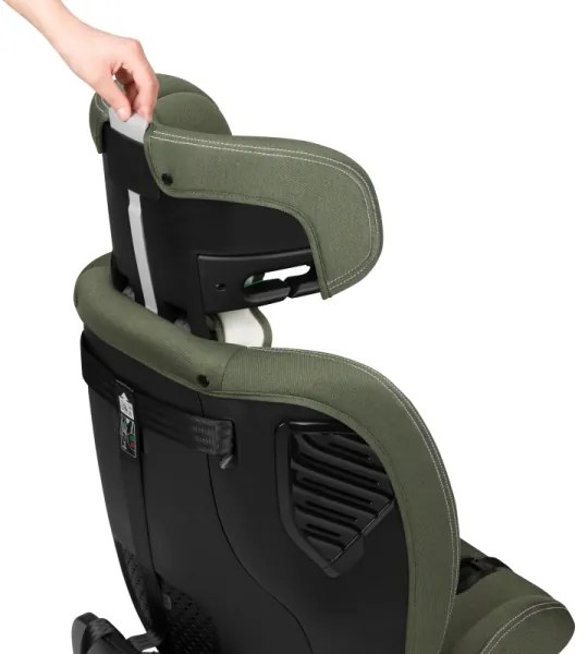 Lionelo - Forgatható autósülés bázissal BASTIAAN ONE i-Size 40-150 cm Olívazöld
