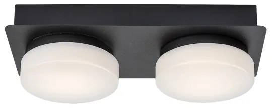 Rabalux 75002 - LED fürdőszobai mennyezeti lámpa ATTICHUS 2xLED/5,5W/230V IP44