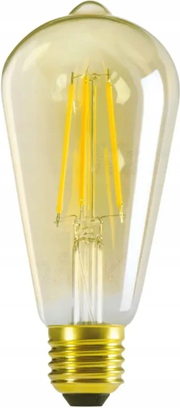 Led izzó Filament borostyán E27 7W 725lm meleg fényű Kanlux
