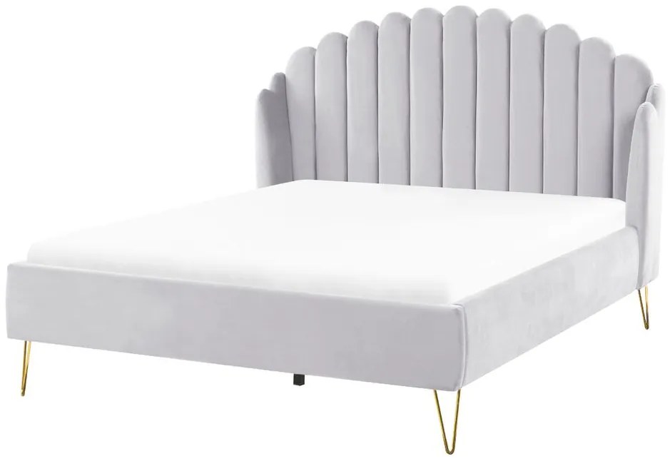 Franciaágy 140 cm Chaza (szürke). 1077497