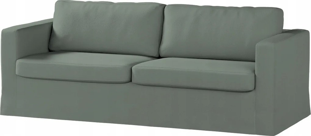 Karlstad 3 személyes kinyitható kanapé huzat Ikea zöld bukla