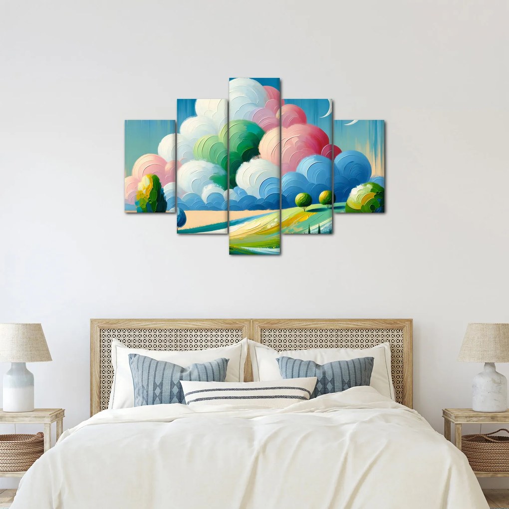 Kép - Tájkép felhővel (150x105 cm)