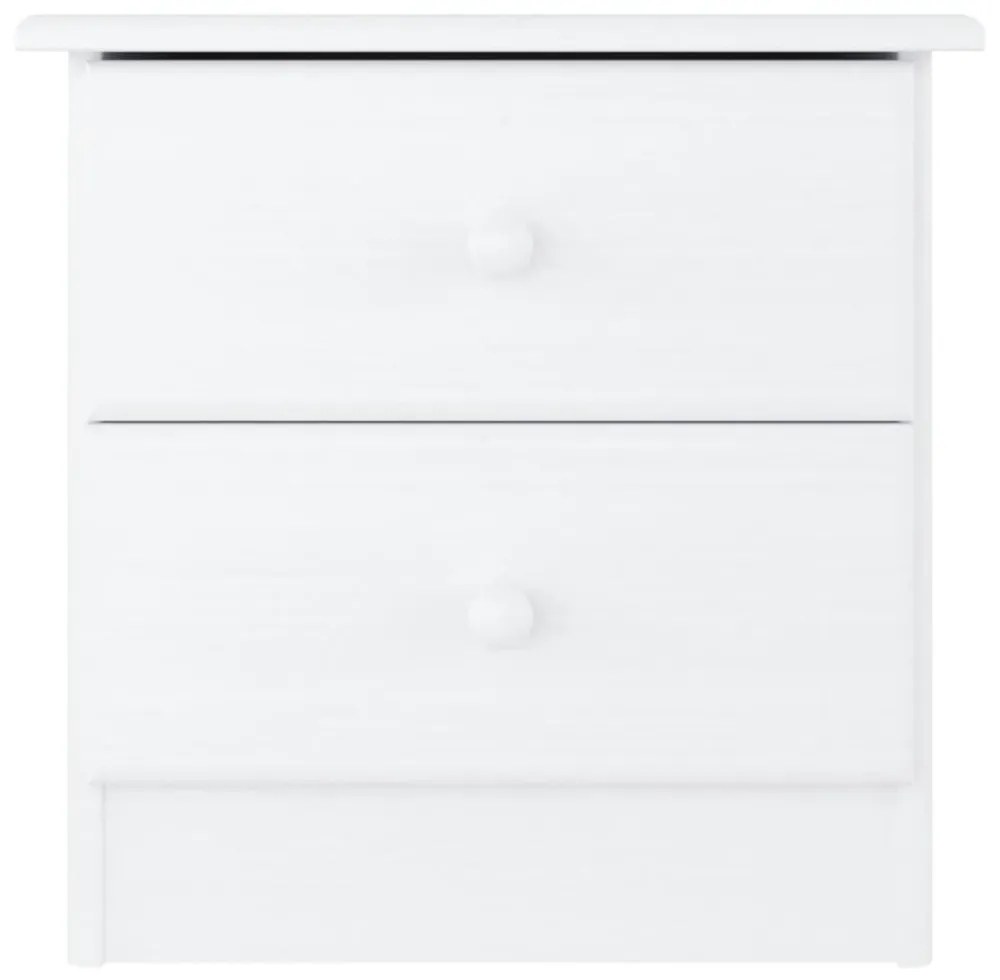 vidaXL ALTA fehér tömör fenyőfa éjjeliszekrény 41x35x41 cm