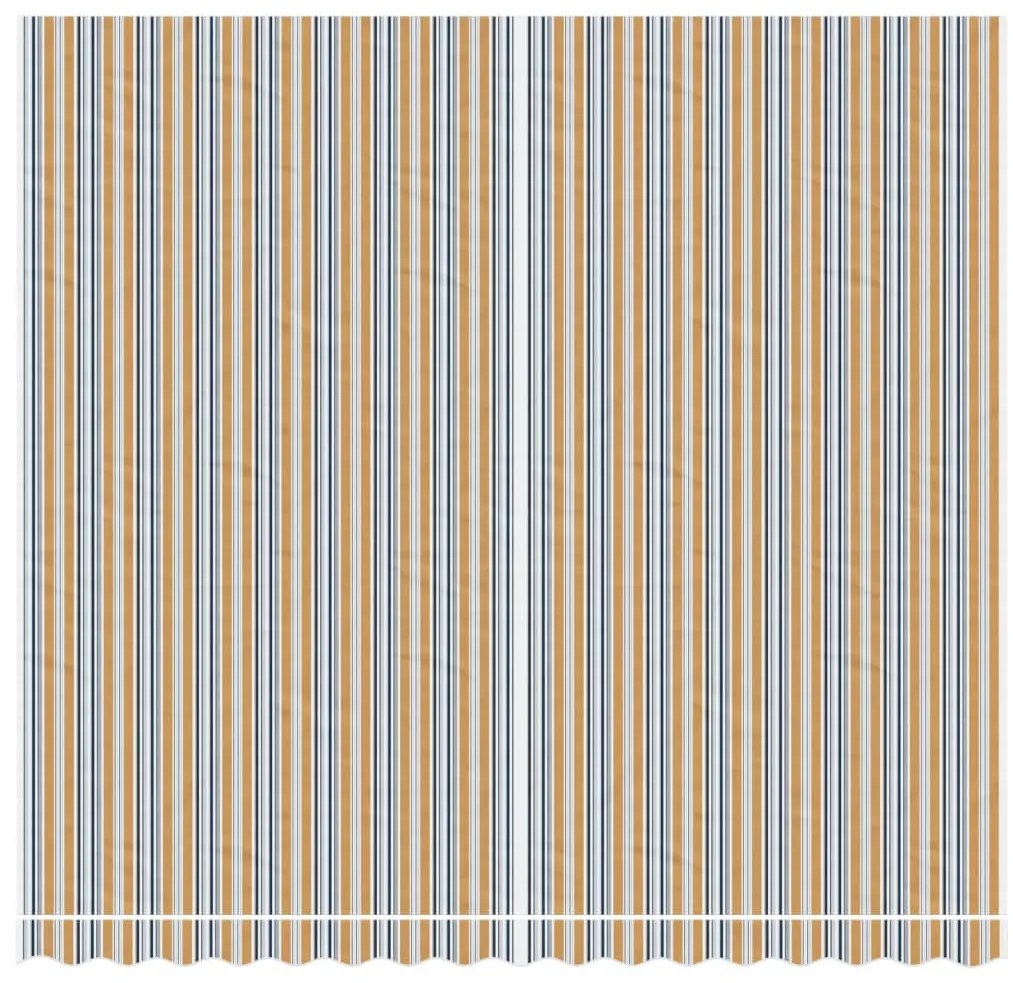 Többszínű csíkos pótszövet napellenzőhöz 4x3,5 m