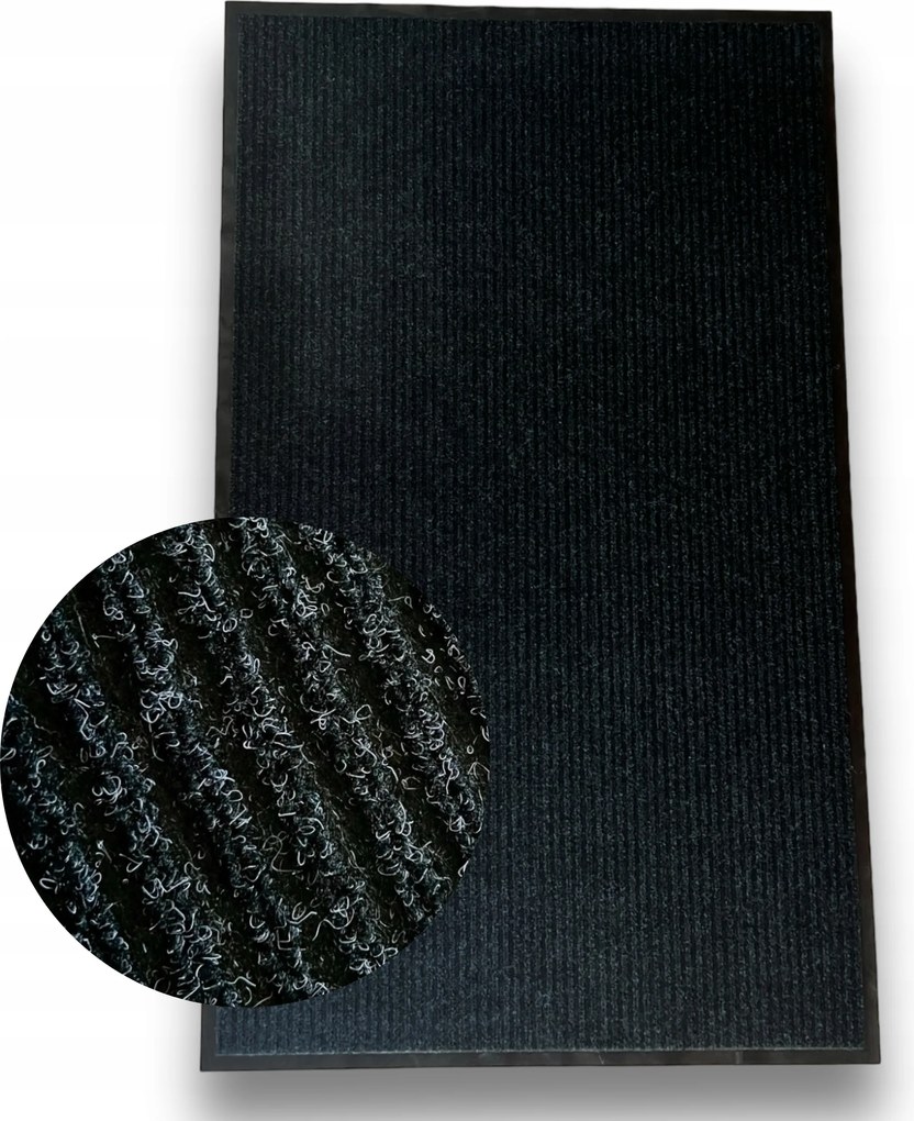 Lábtörlő Cipőajtó Alá 40x60 CM Fekete-fehér Akció