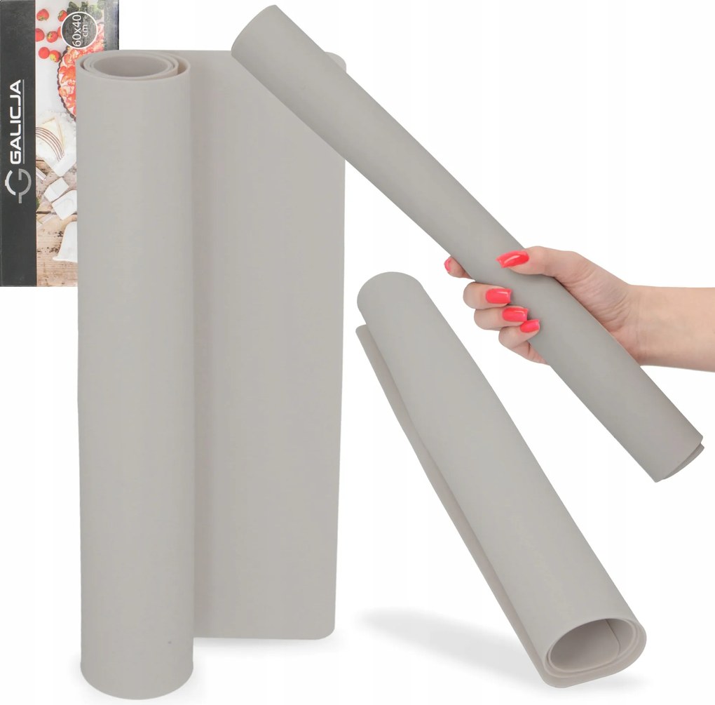 Szilikon Asztal 60x40 cm Tészta Dagasztó Szőnyeg Alátét D Q6