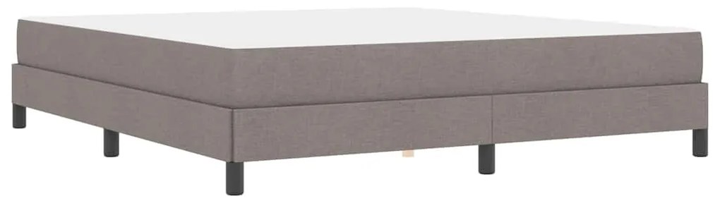 Boxrugós ágy matracmal Tópszínű 180 x 200 cm szövet