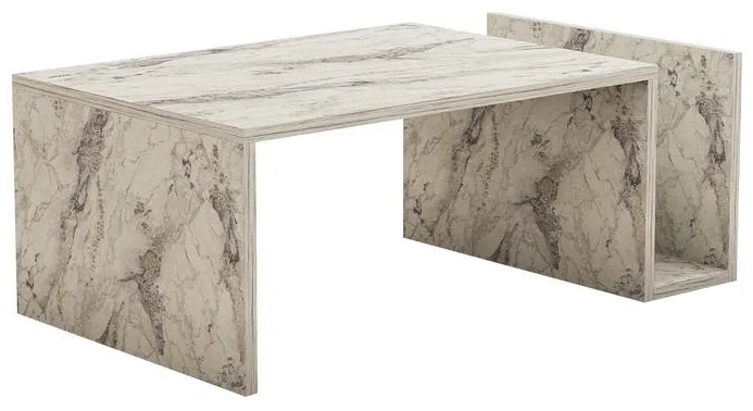 Dohányzóasztal Memo - Freesia Marble