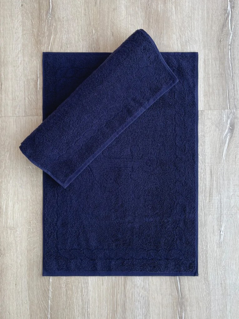 Capa sötétkék fürdőszobai szőnyeg