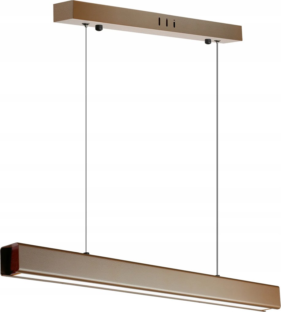 Modern Led-es Függőlámpa 24W 60cm Hosszúkás Gerenda Távirányító 3 Szín