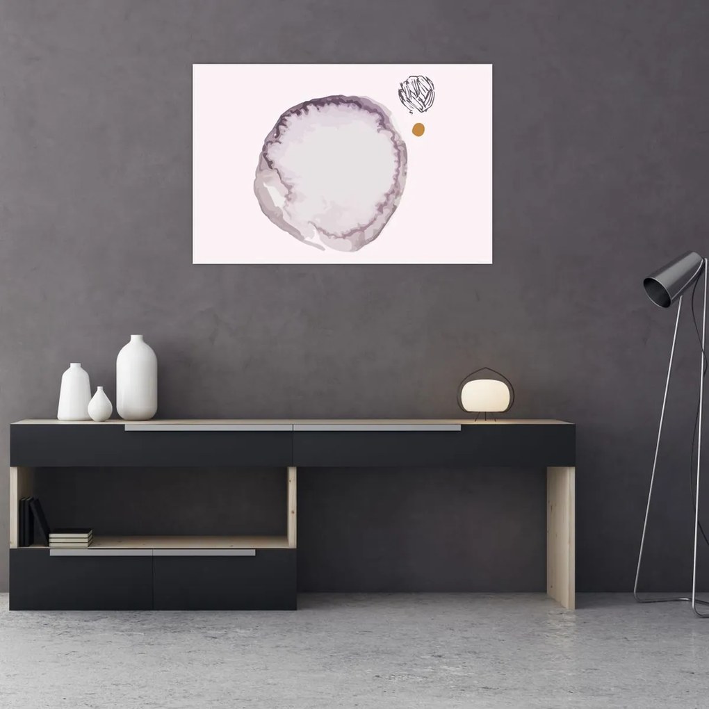 Kép - Lila minimalizmus N⁰4 (90x60 cm)