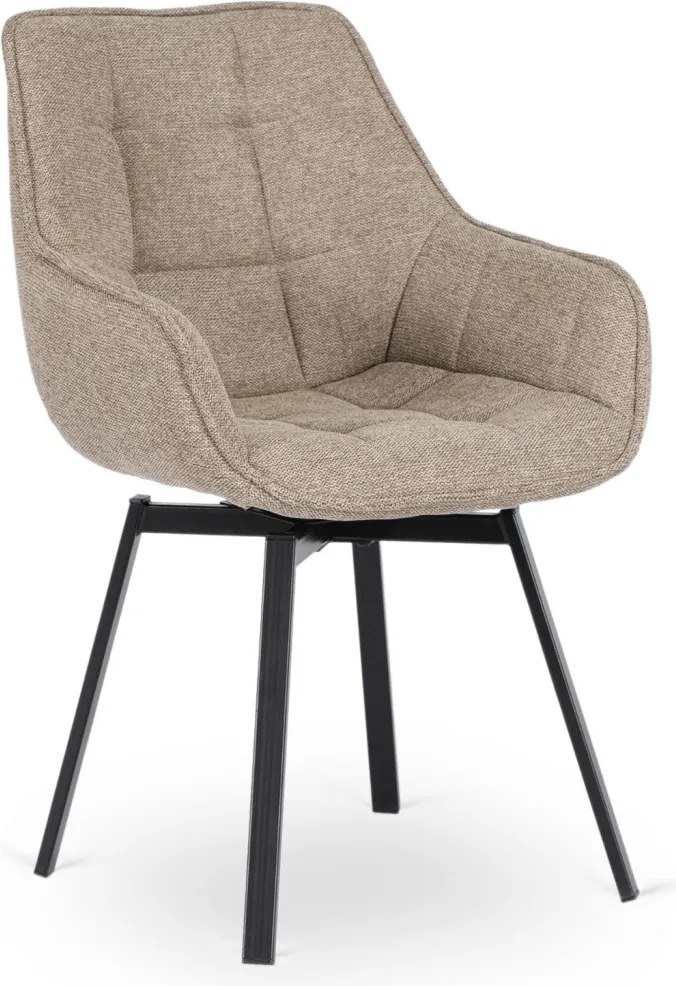 Forgószék bézs – LUNA 2