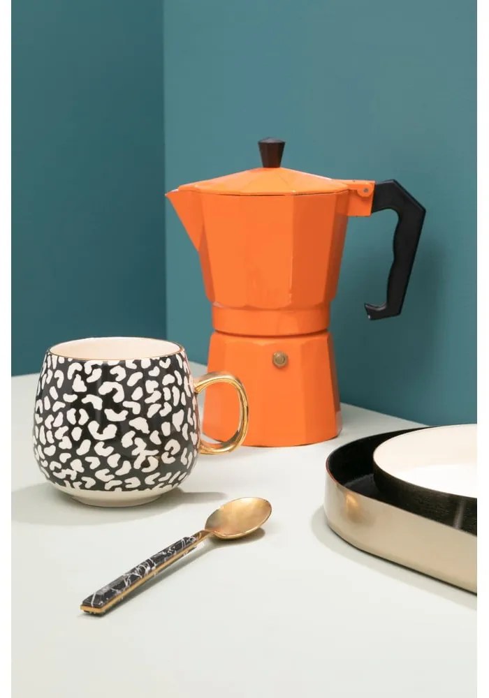 Fekete-aranyszínű agyagkerámia bögre szett 2 db-os 330 ml London – Premier Housewares