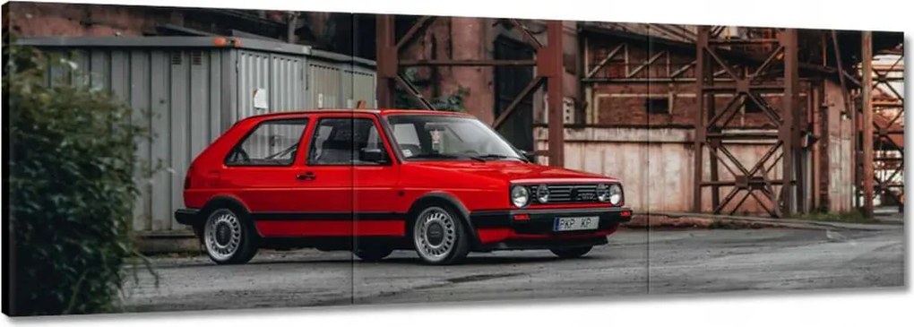 Vászonkép 60x20 Vw Golf Two 2 II Gtd