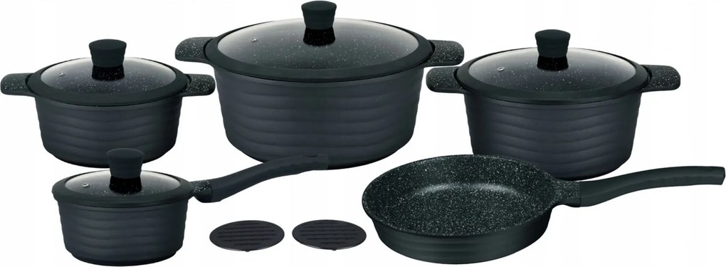 Zilner 11 részes edénykészlet márvány bevonattal ZL-8513 modell