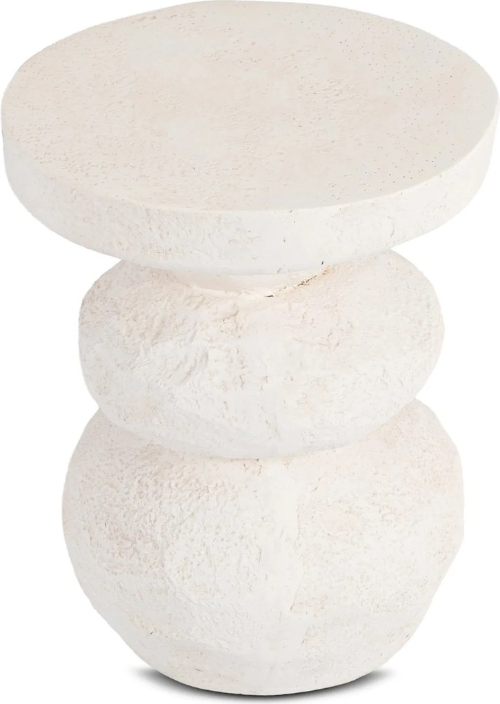 Modern dohányzóasztal LOVI 41 cm, krémbézs