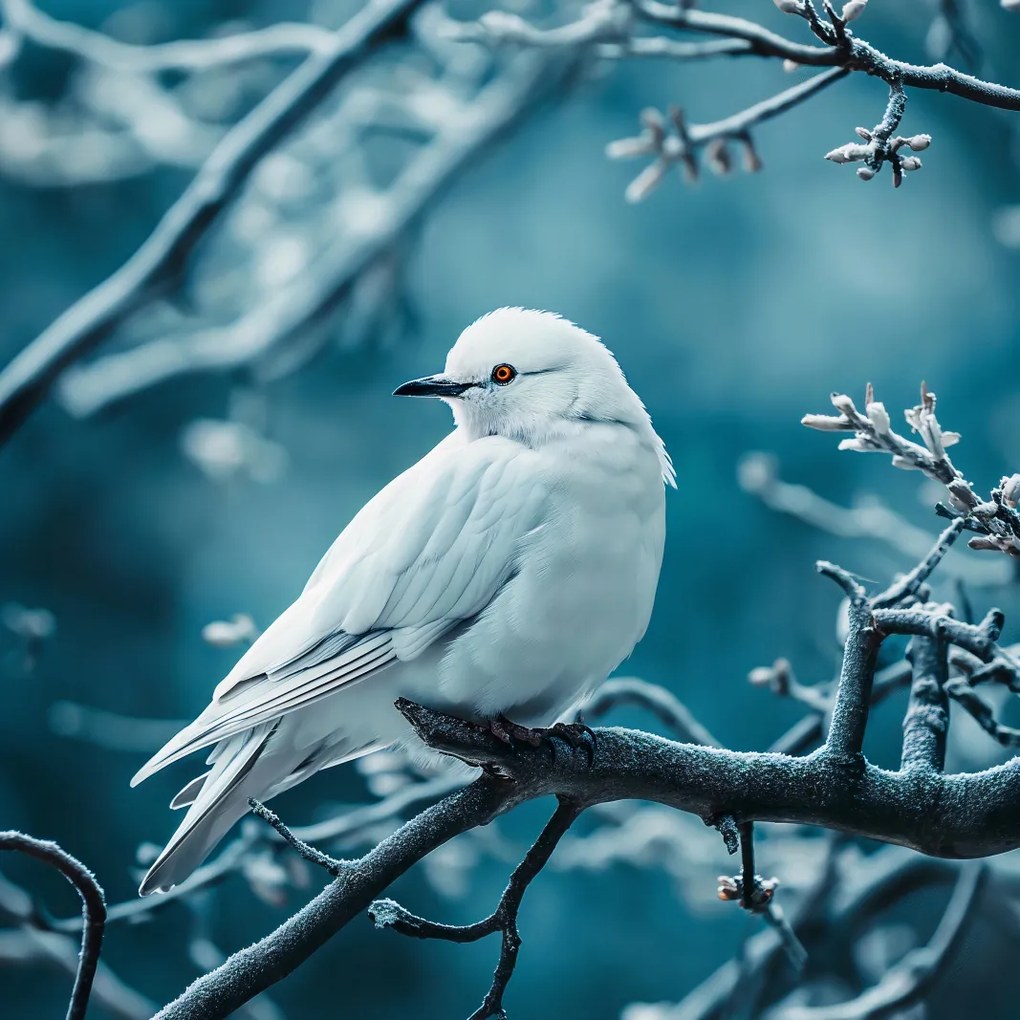 Poszter 90x90cm Gyöngymadár