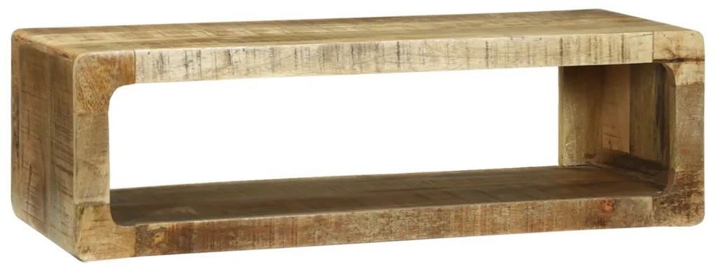 TV szekrény 80x30x25 cm Tömör fa Durva mangó