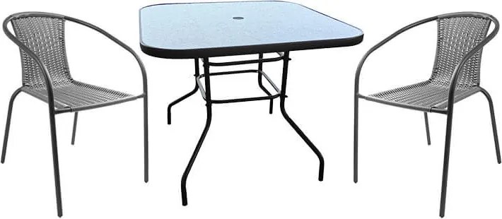 Berdan 2 személyes erkélyszett Herkules székekkel N