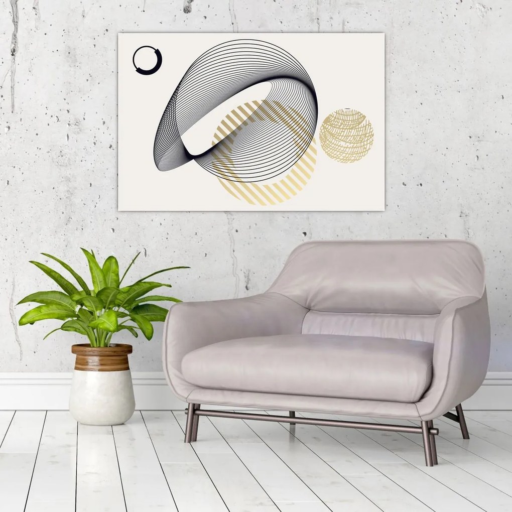 Kép - Geometriai formák N⁰3 (90x60 cm)